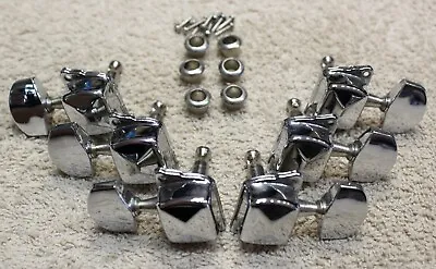 Genuine Epiphone SG Special II 3X3 Chrome Tuners W/ Mounting Hardware And Screws • $29.99