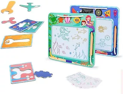 2 Pack Of Kids Mini Magnetic Drawing Boards Cute Erasable Portable Doodle Pads • £27.95