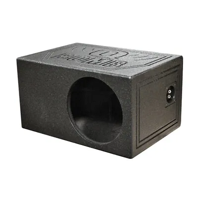 QPower QBOMB Single 10″ 10 Inch Side Ported Vented Subwoofer Enclosure Box • $79.99