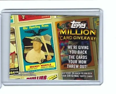 Mickey Mantle New York Yankees 2010 Topps #TMC-16 Redemption Baseball Card • $1.99