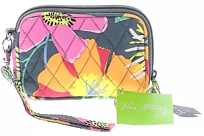 NWT Vera Bradley JAZZY BLOOMS Tech Case MSRP $25.00 Wristlet 14554-138 • $8