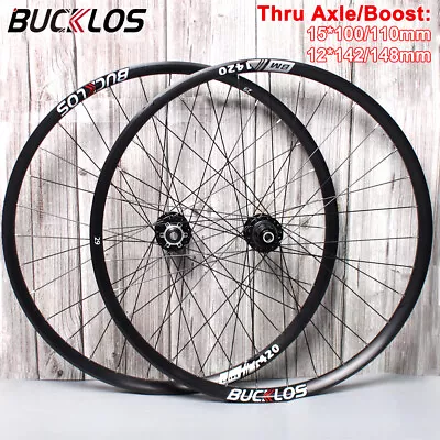 Mountain Bike 27.5/29 Inch Wheels Disc Brake Boost/Thru Axle Clincher Wheelset • $296.99