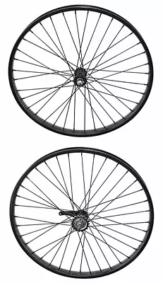 F&r 26 X 2.125 Heavy-duty Beach Cruiser 12g Front Or Coaster Black Rim 36 Spoke. • $69.91