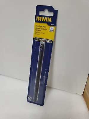 IRWIN Tools 6  X 1/4  Impact Socket Adapter 1/4 Quick-Change Shank 1899889 NEW • $5.99