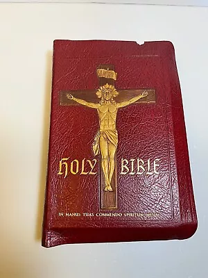 The Holy Bible The Holy Trinity Edition Of The Catholic Bible Vintage (1955) • $24.99