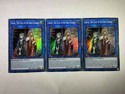 3 X Isolde Two Tales Of The Noble Knights AMDE-EN052 1st Edition YuGiOh Playset • £1.30