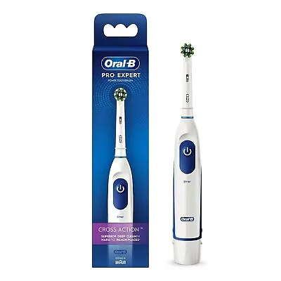 $58.74 • Buy Oral B Pro Expert Electric Toothbrush For Adults, Battery Operated With Replacea