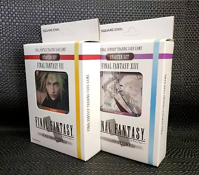 Final Fantasy Trading Card Game - Final Fantasy XIII + VII Starter Sets • $31.45