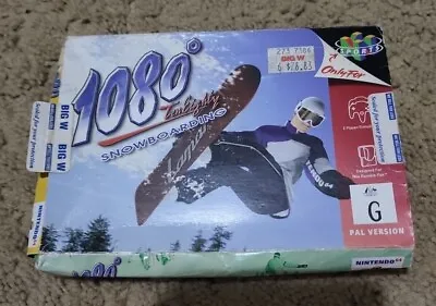 1080* TENEIGHTY SNOWBOARDING (Nintendo 64 | N64) Authentic BOX ONLY • $25