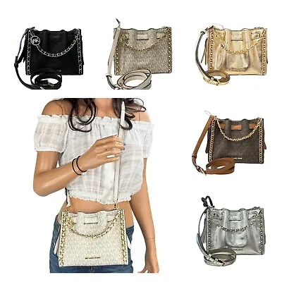 Michael Kors Mina Small Mini Belted Chain Satchel Shoulder Crossbody Bag • $93.80