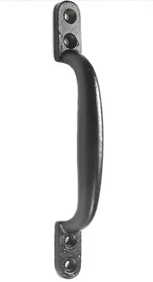 Black Cast Iron 6 /150mm Hot Bed Handle Door/Shed/Garden Gate D Pull Handles • £4.24