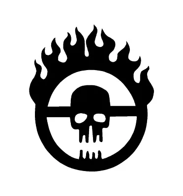 Mad Max Fury Road Skull Logo Vinyl Decal Car Window Laptop Sticker • $4.49