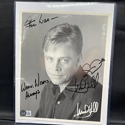 Mark Hamill Autographed 8 X 10 Headshot Gift For Lisa Heart W Arrow Warm Wishes • $399.99