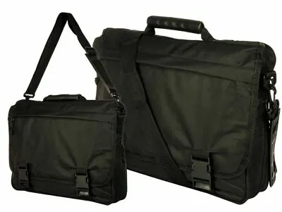 Men's Messenger Satchel Briefcase Work College School Utility Bike Shoulder Bag • £11.99