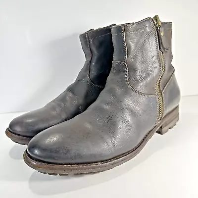 N.D.C Made By Hand Harry Soft Leather All Weather Double Zipper Men's Size 10 • $245.20