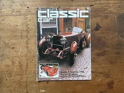 Vintage Aug 1974 Thoroughbred & Classic Cars Austin 7 TR4 Bristol 400/1 Pacey • $15