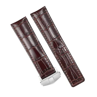 Brown 22/20 Mm Leather Strap Watch Band Made For Timewalker MONTBLANC • $44.99