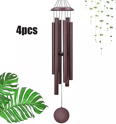 4pc 48  Large Metal Tube Windchime Deep Tone Resonant Bass Sound Wind Chime US • $180.31