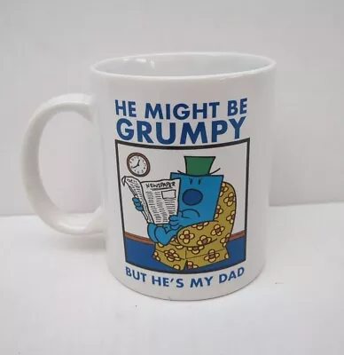 MR GRUMPY Coffee Tea Mug Mr Men Little Miss Hargreaves 2020 He's My Dad VGC • £8.99