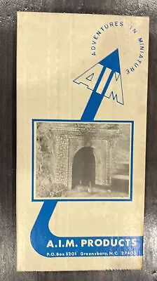 AIM Products 212-275 N Scale Single Tunnel Portal Random Stone • $5