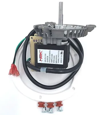 Harman Pellet Stove Exhaust- Combustion Blower Motor Fan - Pp7613 - 3-21-08639 • $62