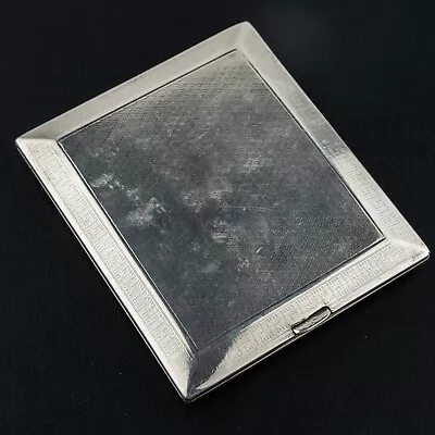 Vintage WW2 Mappin & Webb Sterling Silver Cigarette Case • $205.15