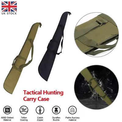 1.28m Outdoor Tactical Hunting Shooting Padded Carry Case Air Rifle Gun Slip Bag • £12.93