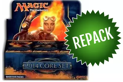 Magic 2014 Core Set Booster Box Repack! 36 Opened MTG Packs In Box • $44.95