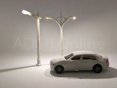 £4.99 • Buy OO Gauge Street Lights / Lamp Post / Plastic Warm White LED - 10 Pack - UK