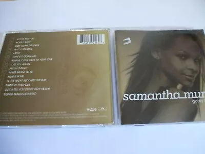 Samantha Mumba...Gotta Tell You...CD...free P+P • £3.39