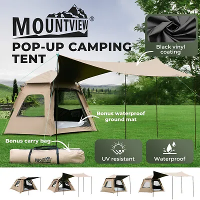 Camping Tent 2-3 Person Pop Up Dome Tents Outdoor Hiking Waterproof Portable Bag • $112.99