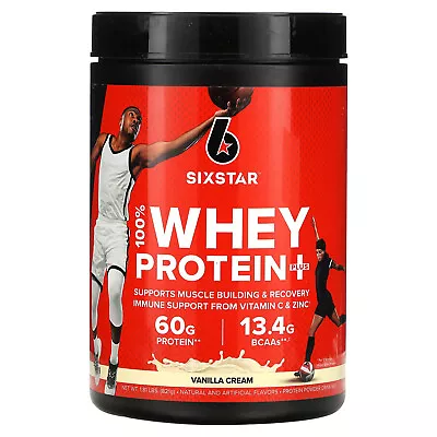 100% Whey Protein Plus Vanilla Cream 1.81 Lbs (821 G) • $27.82