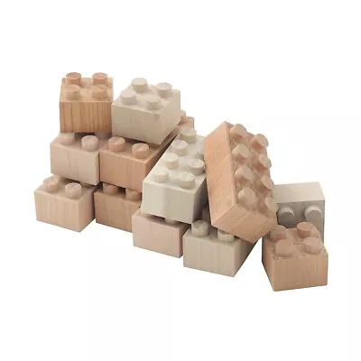 MUJI Japanese Wood Block Toy Large 12 Pieces Yamagata Gift NEW • $72.88