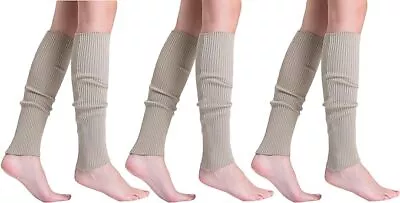 3 Pairs Retro-Inspired Leg Warmers For Women - 80s Fashion Revival • $18.99