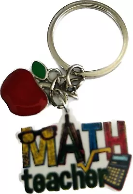 Teacher Gift ~ Maths Teacher Keyring • $6.99