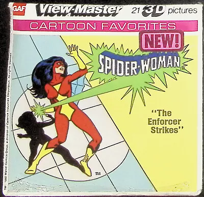 Spider-Woman Marvel Comics 3d View-Master 3 Reel Packet  NEW SEALED • $24.99