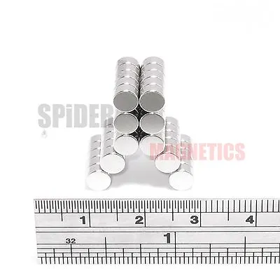 50 Magnets 5x2.5 Mm Neodymium Disc Small Strong Neo Craft Magnet 5mm Dia X 2.5mm • £6.19