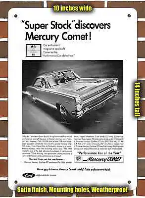 Metal Sign - 1966 Mercury Comet Cyclone GT - 10x14 Inches • $24.61