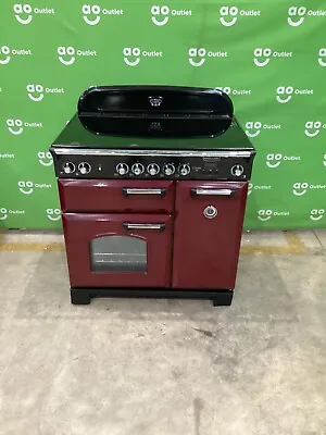 Rangemaster Electric Range Cooker - Cranberry / Chrome - CLA90ECCY/C #LF74649 • £1679