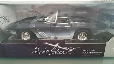 Mako Shark 1961 - 1/18 Scale Die Cast By Motor Max Detachable Bubble Top Inopend • $31.76