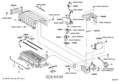 2004-2009 Toyota Prius HV Battery Precharge Relay Resistor G3842-47020 G3842470 • $27