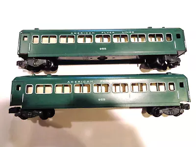 American Flyer 955 - 955 Green Passenger Cars • $15