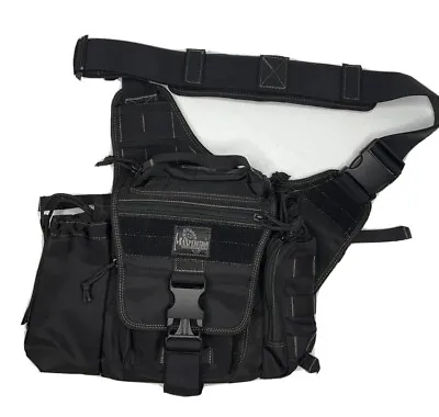 Maxpedition Jumbo Versipack  EDC Messenger Shoulder Everyday Carry Pack Black • $89.99