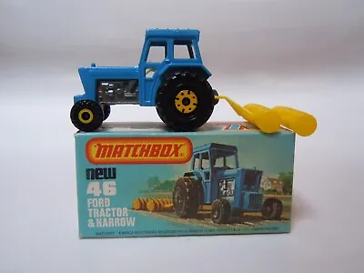 £20 • Buy Matchbox 1/75 No. 46 Ford Tractor And Harrow