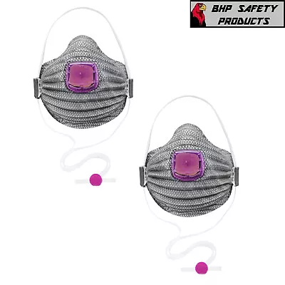 Moldex 4400P100 Airwave Respirator Mask P100 Valve & Full Face Seal (Pack Of 2) • $29.95