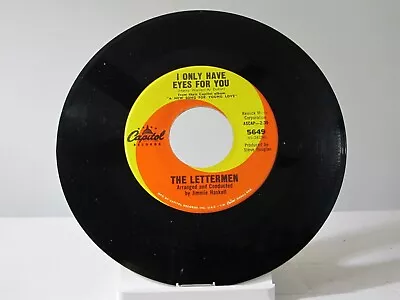 45 Record - The Lettermen - I Only Have Eyes For You • $4.99