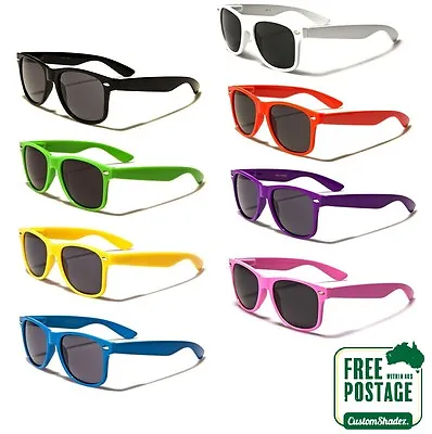 $9.95 • Buy Classic Retro Sunglasses - Coloured Frame (Men's / Women's) Excellent Quality