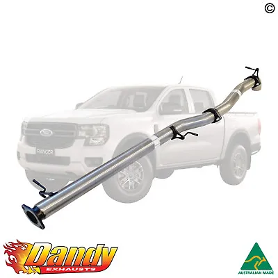 3  DPF Back Stainless Exhaust Pipe Only Diff Dump For Ranger NextGen 2L 2022 On • $780