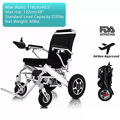 $1099.99 • Buy Electric Wheelchair Power Wheel Chair Lightweight Mobility Aid Folding Foldable