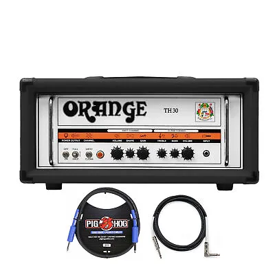 $1199 • Buy Orange Amps TH30H 30W Tube Guitar Amp Head Black With Guitar And Speaker Cable